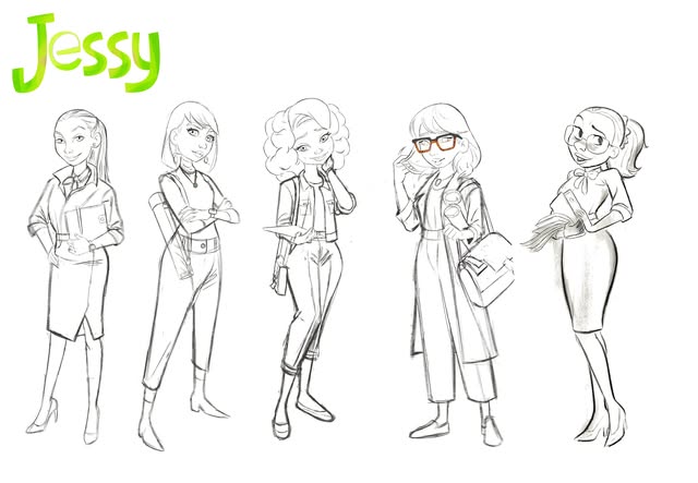 Character design artwork by Ahmad