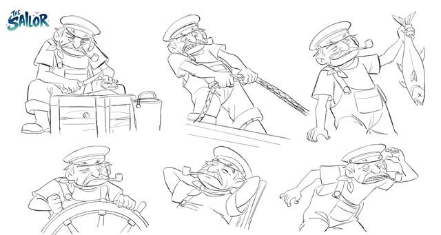 Character concept art by Ahmad